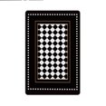 thumbnail image 5 of JML Doormat, Non-Slip Indoor Outdoor Rug Mats for Porch Entry Way, Floor Mat for Bathroom/Kitchen, (16"x24") - Checkered Pattern with Frame, 5 of 6