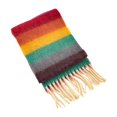 thumbnail image 4 of Colorful Rainbow Fringe Children's Scarf Comfortable Long Muffler Neckerchief, 4 of 9
