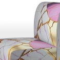 thumbnail image 4 of Designart « Abstraction Géode aux Teintes Violettes II » Fauteuil d'Appoint Rembourré en Marbre Violet - Fauteuil Moderne pour Salon, 4 of 7