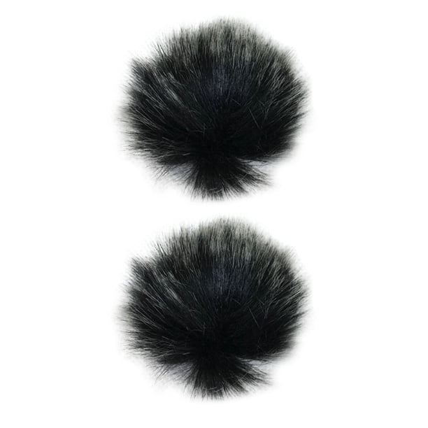 Cubierta de micrófono Strade Fareast Limited 2 piezas parabrisas peludo 05 cm de diámetro