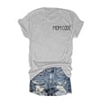 thumbnail image 3 of Womens tshirts casual letter printed summer casual short sleeve tees cute trendy going out tops street style baseball tshirts, 3 of 4
