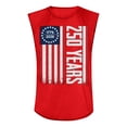 thumbnail image 3 of GrmtClth 250th American Tank Top Summer American Flag Print Shirts Classic Sleeveless T-Shirts Dressy Round Neck Blouses Red L, 3 of 3
