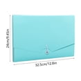 thumbnail image 3 of Season Student Organizer - 13 Compartment File Pouch Exam Paper Folder Accordion Storage Bag for Documents, 3 of 6