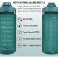 thumbnail image 5 of Half Gallon Water Bottle with Sleeve BPA Free 64 oz Water Jug with Straw and Time Marker, Motivational Gym Workout Pregnancy Water Bottles Gifts for Women, 5 of 6