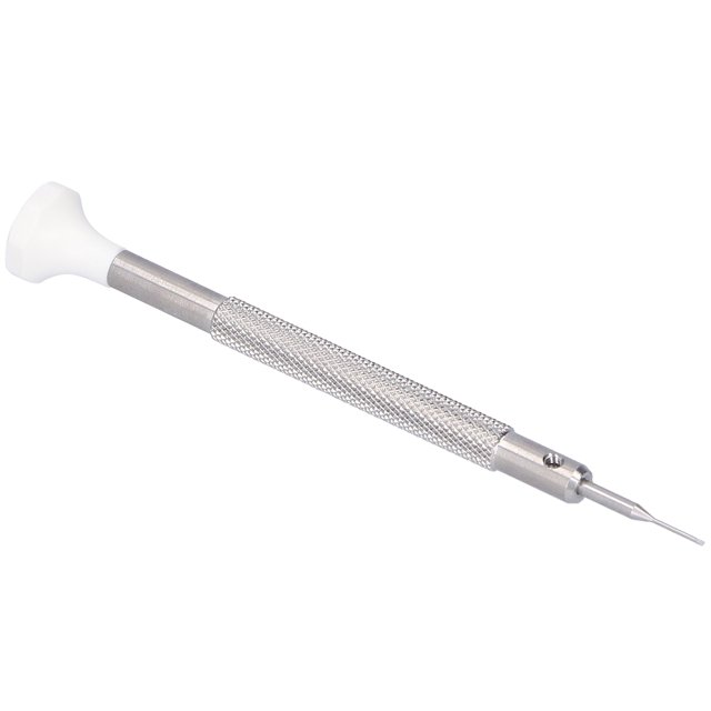 Watch Repairing Screwdriver, Convenient Operation Corrosion Resistant Lightweight Slot Screwdriver Skidproof For Watch Repair Shop ANGGREK 0,6 mm/0,02 pulgadas