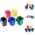 thumbnail image 4 of KAKOWELY 5pcs Miniature Garbage Cans Mini Trash Cans Mini House Garbage Models Sand Table Decorations,1.57"X1.18"X0.98", 4 of 5
