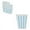 Blue, variant on PRETXORVE Popcorn Boxes Birthday Party Striped Popcorn Boxes Food Packaging Cartons