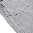 thumbnail image 6 of VSSSJ Shirts for Men Fitted Solid Color Button Round Neck Long Sleeve Pullover Tees Casual Autumn and Winter Lightweight Sportwear Gray01 XXL, 6 of 6