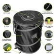 thumbnail image 3 of Collapsible Trash Recycle Bin - 26 Gallon Dual Compartment - Waterproof Utility Bin for Camping, Laundry, Storage, Garden - Durable Vinyl & Tear Resistant, 3 of 9