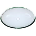 thumbnail image 3 of Novatto OVALE TIG-8012CORB Clear Oval Glass Vessel Sink with Oil Rubbed Bronze Pop-Up Drain, Mounting Ring, 3 of 4