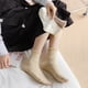 thumbnail image 4 of Women's spring and summer style wooden ear edge short style comfortable solid color simple wind cotton socks JK tide day system, 4 of 5