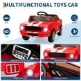 thumbnail image 4 of 12V Licensed Shelby Kids Electric Ride-On Car – Remote Control, Bluetooth, Shock Absorbers & LED Lights, 4 of 9