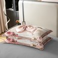 thumbnail image 4 of Ballet Dancer 100% Organic Cotton Bedding Set Twin Size Pink Ballet Shoes Duvet Cover Artistic Gymnastics Comforter Cover Girly Roamntic Rose Bedspread Cover with 1 Pillowcase(No Comforter), 4 of 6