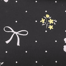 Black Bow Floral