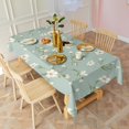 thumbnail image 3 of Pioneer Flower Floral Print Pattern Rectangle Tablecloth 60"x120", Waterproof Polyester Table Cloth, Wipeable Spillproof for Dining Camping Indoor Outdoor, 3 of 6