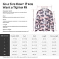 thumbnail image 5 of Uemuo Tropics Palm Trees Pattern Women's Full Zip UPF 50+ Sun Protection Hoodie Jacket Long Sleeve Sun Shirt Hiking Outdoor Performance with Pockets-3X-Large, 5 of 9