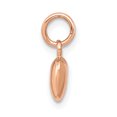 thumbnail image 2 of Collier Pendentif Cœur en Or Rose 14k Amour Gonflé, 2 of 7