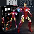 thumbnail image 4 of 466 PCS Superhero Building Block Set, Iron Legion Mark III DIY Building Toy for Kids - 790, 4 of 5