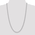thumbnail image 2 of 925 Sterling Silver 5.75mm Fancy Curb Chain 20 Inch, 2 of 7
