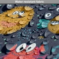 thumbnail image 5 of Cartoon Dog Crate Cover, Funny Creatures Dragons Fantasy Monster Characters Fiction Comic, Easy to Use Pet Kennel Cover for Medium Large Dogs, 35" x 23" x 27", Multicolor, by Ambesonne, 5 of 6