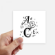 thumbnail image 1 of Letras ABC Imagen Pegatinas de pared cuadrado de 10 cm maleta portatil Motobike Decal 8pcs, 1 of 1