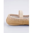 thumbnail image 4 of Daydance Genuine Leather Ballet Shoes Full Sole Dance Slippers Flats For Girls, Kids, 4 of 5
