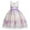 Purple, variant on Edvintorg 3-8Years Kids Dresses for Girls Fashion Solid Color Butterfly Embroidery Bowknot Birthday Party Flowers Gown Kids Dresses Princess Costumes for Girls