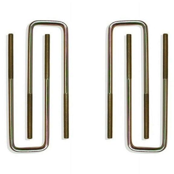 Maxtrac Suspension MXT913111 Square U-bolts for 2004-2017 Ford F-150 2, 3 & 4 in. Block Sets