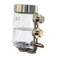 thumbnail image 4 of Comedero automático de acero inoxidable y vidrio para pájaros, duradero y con dispensador para periquitos. Aguja fina de 250 ml, 4 of 9