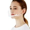 thumbnail image 2 of Safety Face Shield 10 Pack Reusable Goggle Shield Face Visor Transparent Anti-Fog Layer from SplashChef waiter to prevent saliva from splashing, 2 of 8