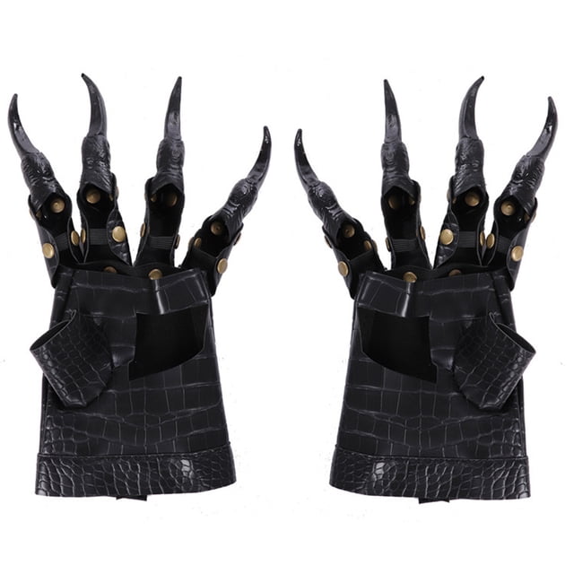 Guantes de cosplay Yinane de garra de dragón de Halloween para adultos Disfraz de novedad Aterrador