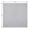 thumbnail image 6 of REGALWOVEN 6 Pack Cloth Napkins, Polyester Washable and Reusable Table Dinner Napkins for Restaurant, Weddings, and Parties Light Gray 18x18inch, 6 of 6