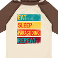 thumbnail image 4 of Inktastic Paraglider Eat Sleep Paragliding Repeat Boys or Girls Long Sleeve Baby Bodysuit, 4 of 5