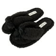 thumbnail image 5 of Jessica Simpson Women's Fluffy Memory Foam Thong Slide on Slipper Sandal, 5 of 9