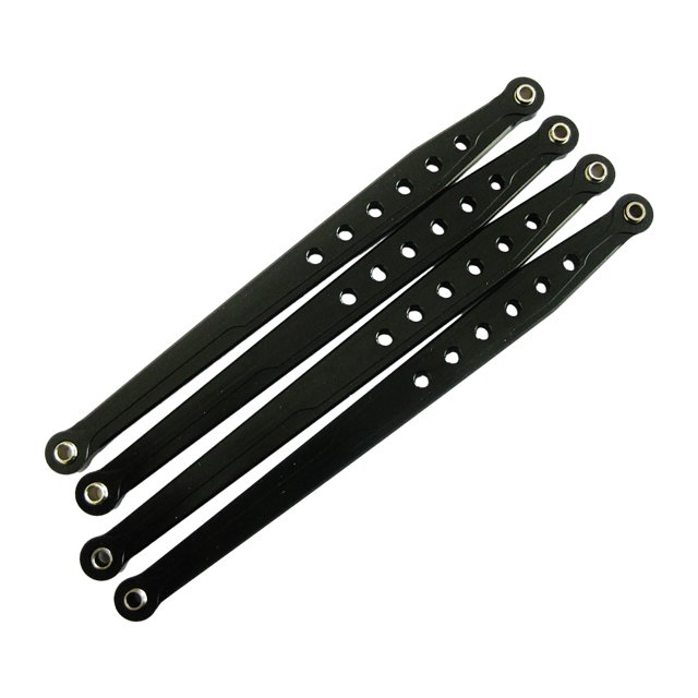 maskred 4pcs/set Ensemble de Bielle de Direction Arrière avant pour SCX10 AXIAL Performance Longue Durée Arrière Noir 1Set