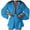 Blue, variant on Women's Linen-Blend Relaxed Fit Two-Piece Set, Collared Long Sleeve Shirt with Matching Elastic Waist Shorts, Casual Outfit for Beach and Vacation