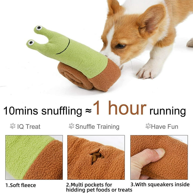 Dog Sniffing Toys Cute Slipper Dog Squeak Toys Pet Snuffle Mat for Dogs  boosted