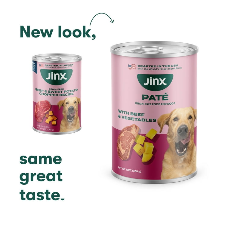 ドッグフード kuming Jinx Pate with Beef & Vegetables Natural Wet Dog Food, Grain Free