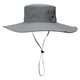 thumbnail image 1 of Sombrero para el sol, sombrero de pescador de ala ancha con protección UV, plegable con correa para la barbilla, 1 of 5