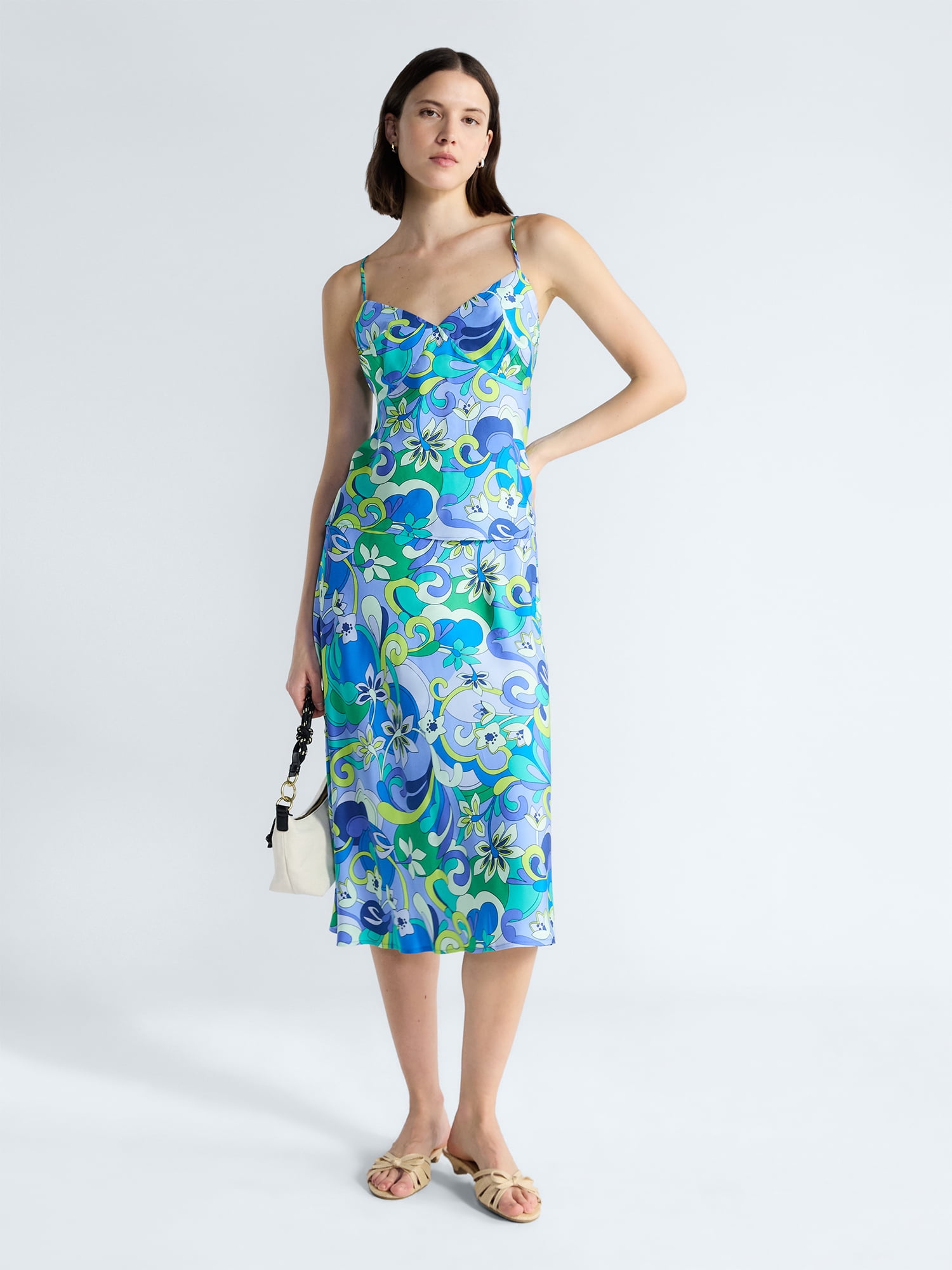 Free Assembly Women's Sleeveless Silk Cami Top, Sizes XS-XL