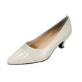thumbnail image 6 of PEERAGE Arlene Women's Wide Width Leather Pumps, 6 of 11