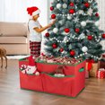 thumbnail image 2 of CHERISHGARD Christmas Ornament Organizer with Trays, Holds 128-3 inch Ornaments，26"L*13"W*14"H, 2 of 8