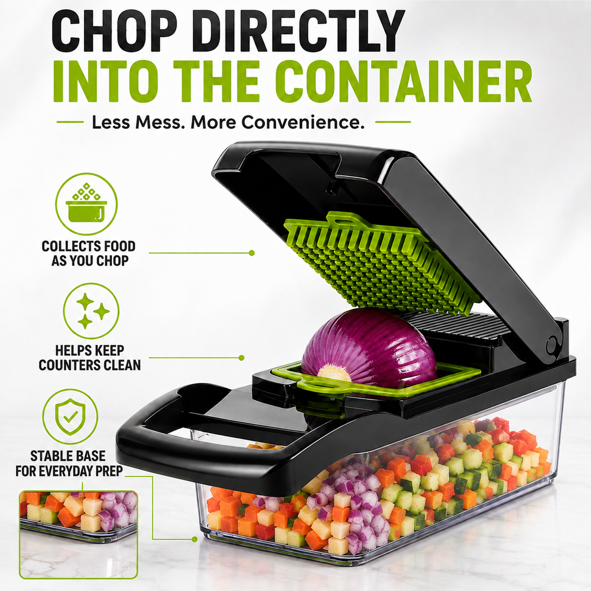 14-Piece Vegetable Chopper & Mandoline Slicer Set photo 3