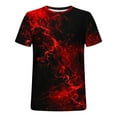 thumbnail image 5 of Vetsdori Casual T-Shirts for Men Sports Short Sleeve Pullover Graphics Black Summer Stylish Crew Neck Mens Shirts Fitness, 5 of 5