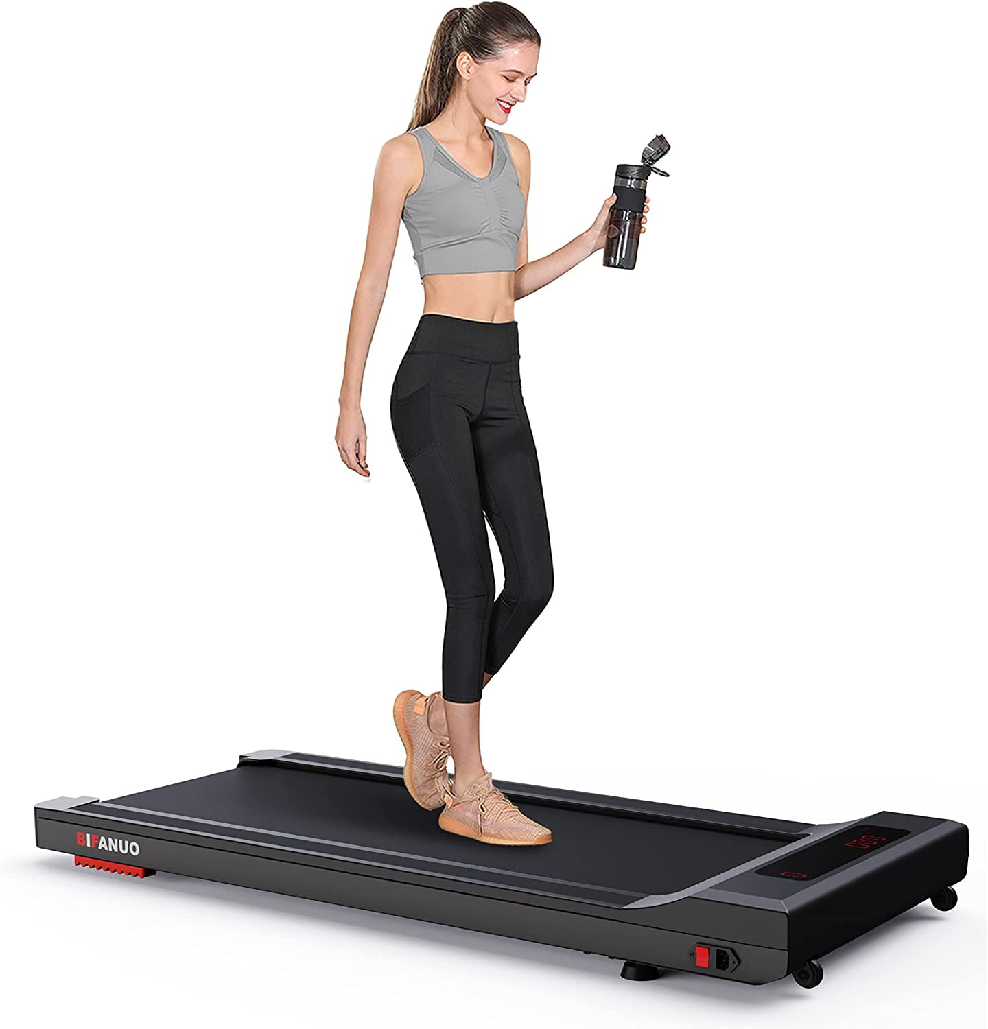 Bifanuo Under Desk Treadmill, Walking Pad 2.25HP, Walking Treadmill