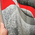 thumbnail image 3 of Luxe Weavers Gray Round Modern Abstract Area Rug Geometric Living Room Carpet, 3 of 6