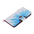 thumbnail image 3 of Allytech Flip PU Leather Case for iPhone 14 Plus 5G 2022 (6.1 inch), Hands Free Stand Magnetic Closure TPU Bumper Anti-Scratch Case for Apple iPhone 14 Plus, Blue Sunflower, 3 of 5