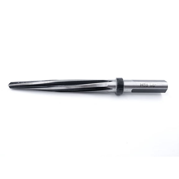 Accusize High-Speed Steel Spiral Flute Aligning Reamer, 3/8" Cutting Diameter, 3/8" Shank Diameter, 0522-0038x3