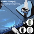thumbnail image 6 of Car USB C Cigarettes Adapters USB PD3.0&QC3.0 Car Phone 2 Port Fast Charging adapters, 6 of 10