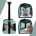 thumbnail image 3 of Transportín de viaje para mascotas Top Tasta Green de 17 x 11 x 11 pulgadas, 3 of 7